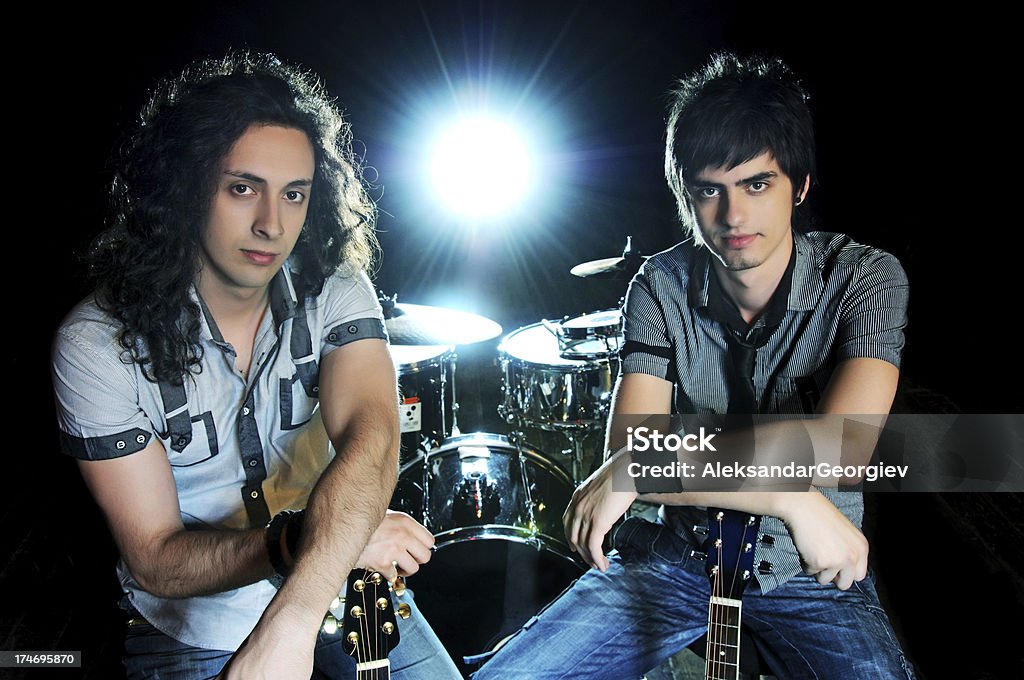 Rock Band - Foto stock royalty-free di Gruppo musicale