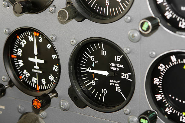istock Cockpit Interior of a Diamond Star Private Airplane 174696394