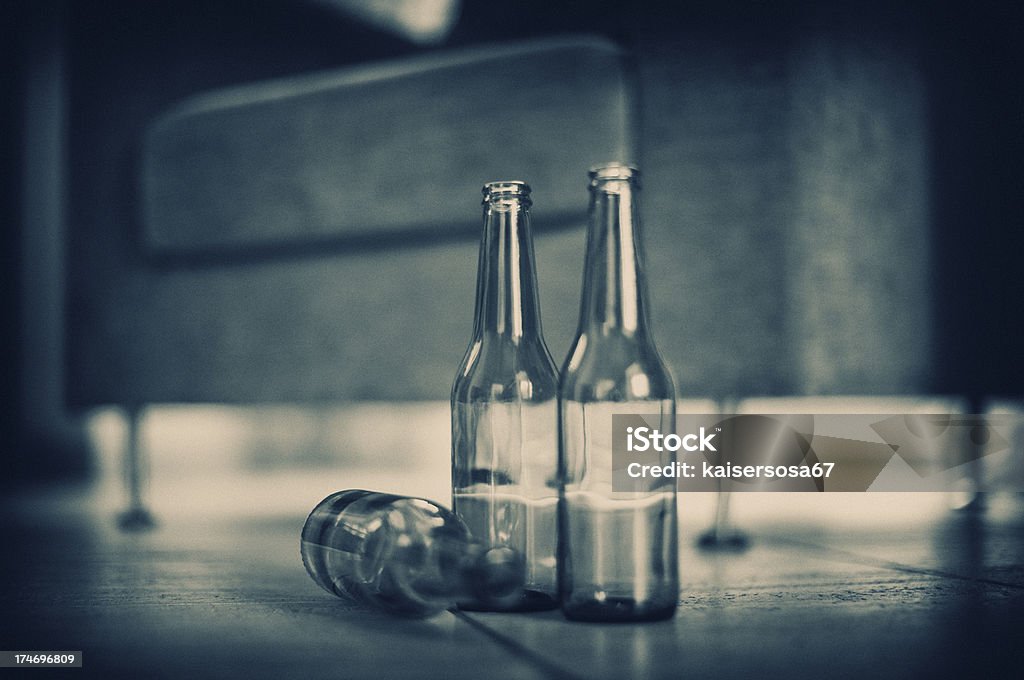 Bottiglie di birra - Foto stock royalty-free di Alchol