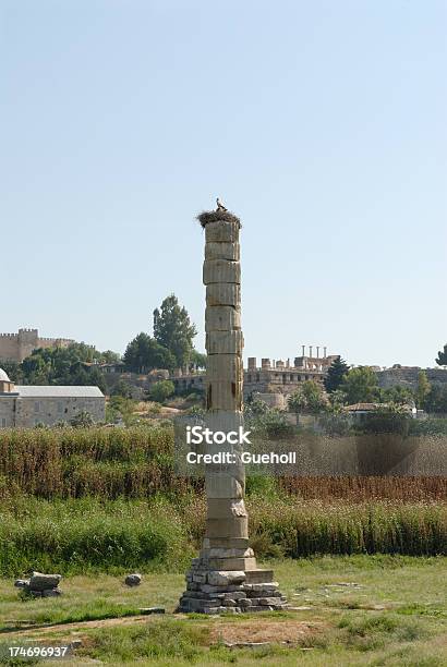 Foto de Templo De Artemis Turquia Sete Maravilhas Do Mundo e mais fotos de stock de Cegonha - Cegonha, Coluna arquitetônica, Destino turístico
