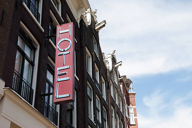 istock Hotel sign in Amsterdam 174697160