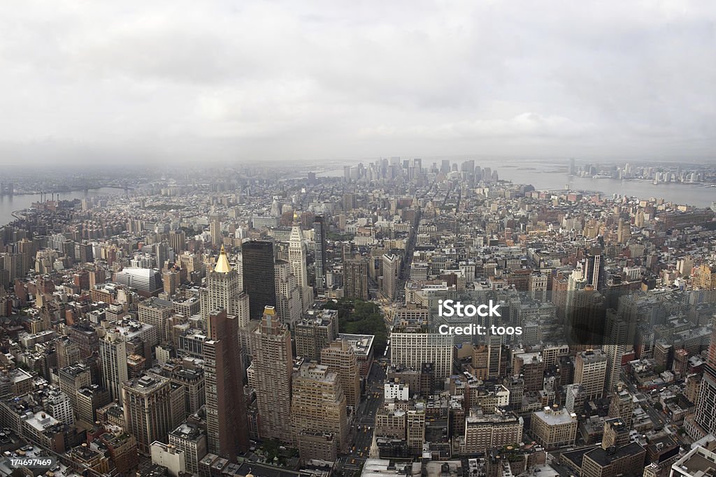 New York City Panorama, Lower Manhattan (XXXL - Lizenzfrei Ansicht aus erhöhter Perspektive Stock-Foto