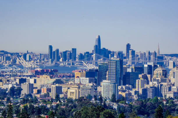 istock Oakland Skyline with San Francisco in the background 1746980800