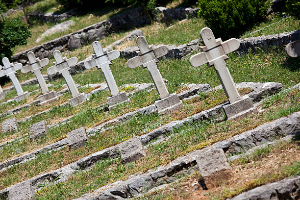 istock Slovenia World War Grave Site from 1917 174698171