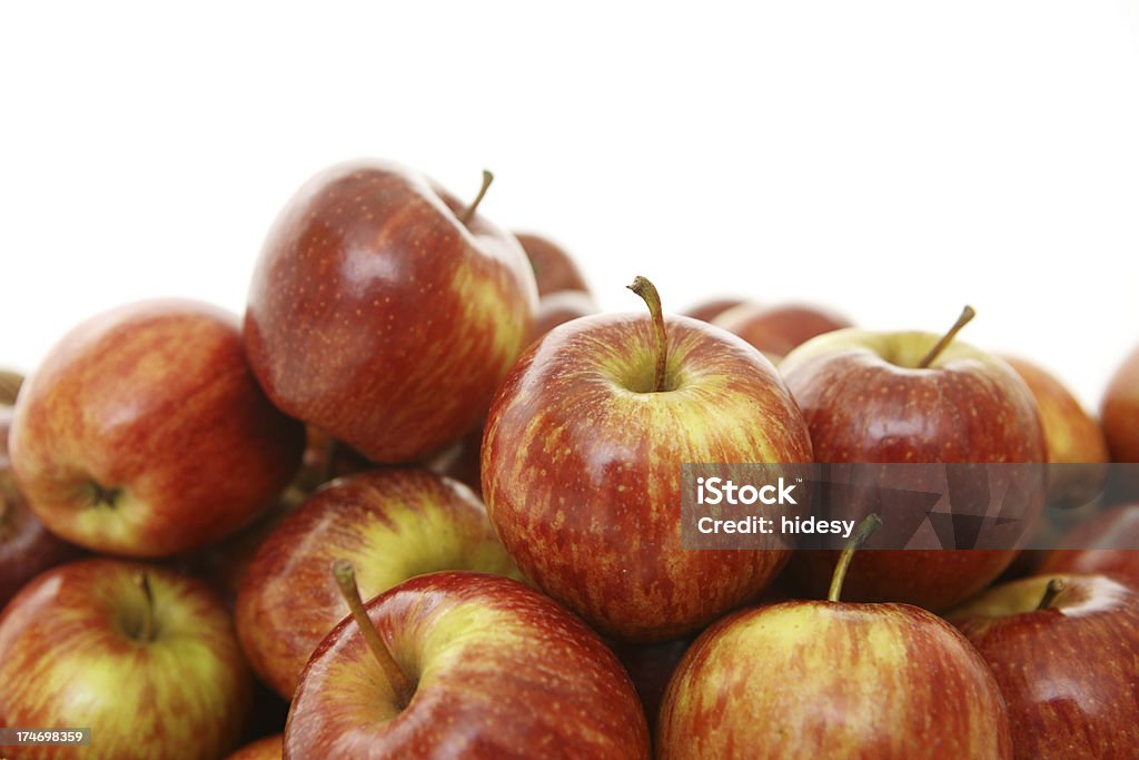 リンゴにホワイト - カットアウトのロイヤリティフリーストックフォト