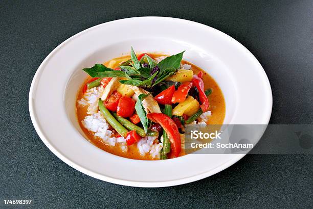 Thai Red Curry Stock Photo - Download Image Now - Gaeng Phet Gai, Thai Culture, Chicken Meat