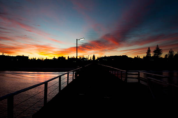 istock Pier jetty sunrise Henley Beach Adelaide South Australia. 174698478