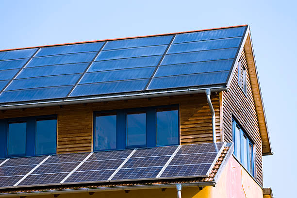 istock Roof with Solar Panels 174698684