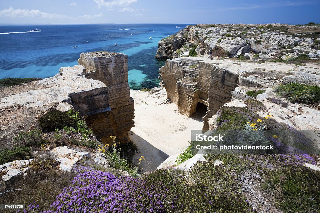 Awesome mediterranean paradise "Unbelievable bay with stunning colours in the mediterranean sea.Shot in Favignana, Sicily, Italy." Favignana Stock Photo