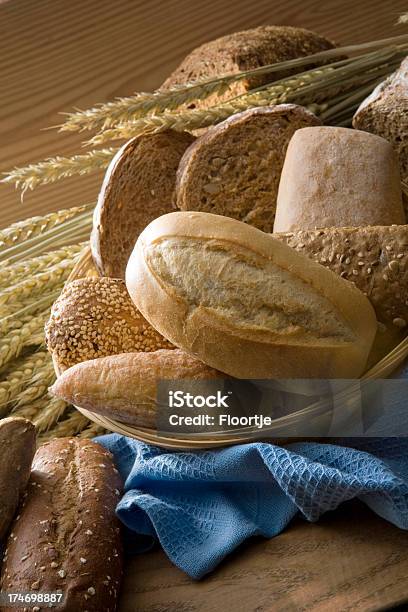 Bread Bread Variety Still Life Stock Photo - Download Image Now - Basket, Bread, Brown Bread