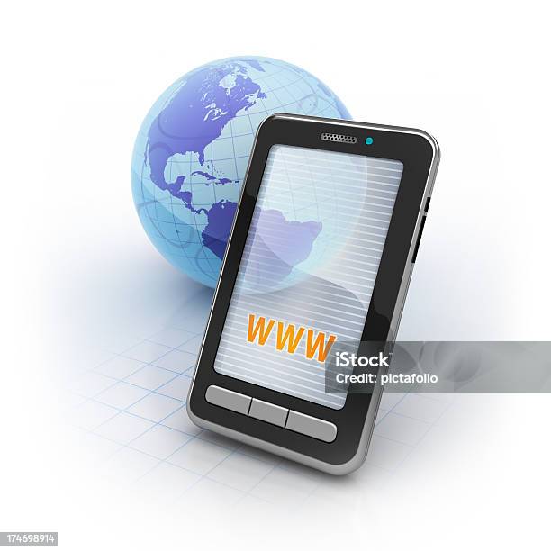Mobile Online - Fotografie stock e altre immagini di Accesso al sistema - Accesso al sistema, Affari, Affari internazionali