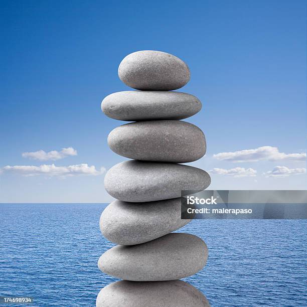 Balanced Pebbles Stock Photo - Download Image Now - Agreement, Arrangement, Aspirations