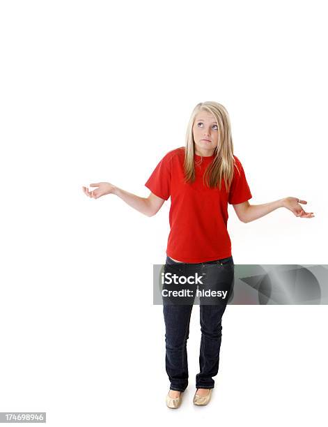 Confused Girl Stock Photo - Download Image Now - Adult, Asking, Assistance