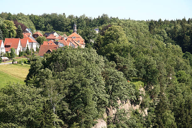 istock Hohnstein, village in the Elbe Sandstone Mountains 174698995