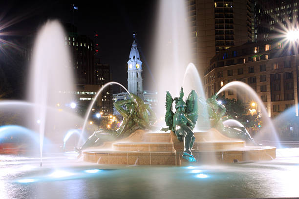 Swann Memorial fountain stock photo