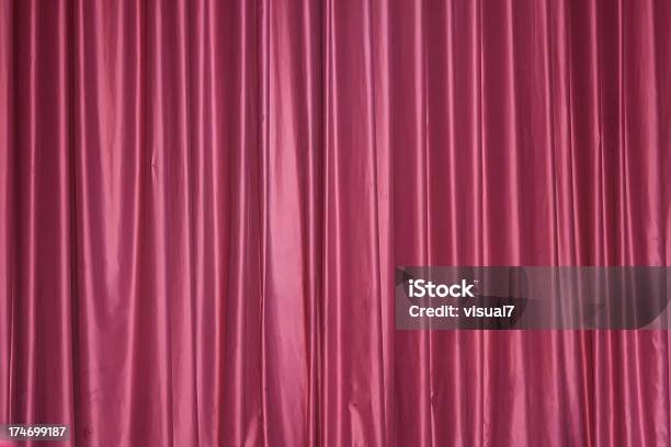 Velvet Curtain Stock Photo - Download Image Now - Curtain, Pink Color, Velvet