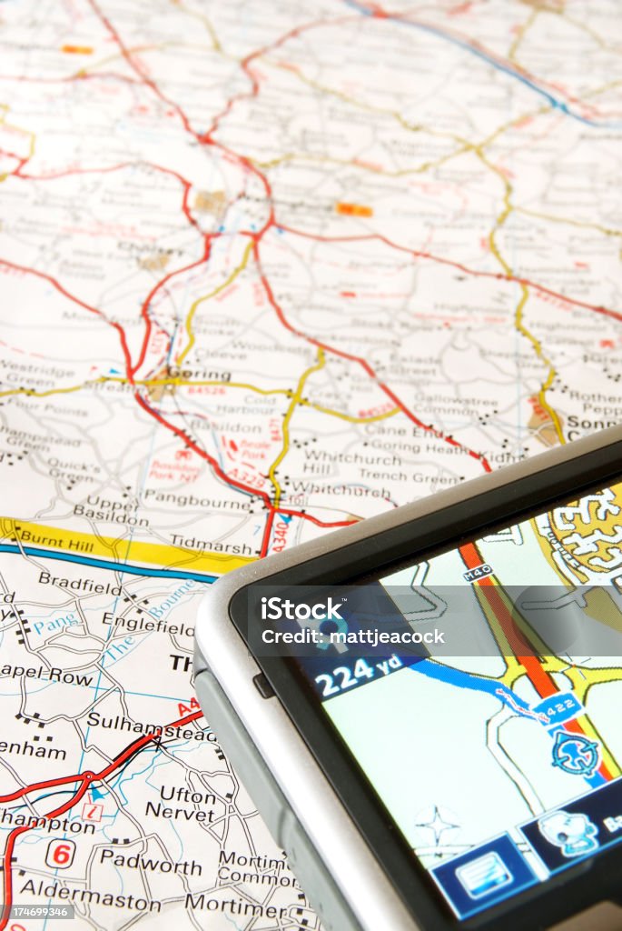 Sat Nav - Foto de stock de Conceptos libre de derechos