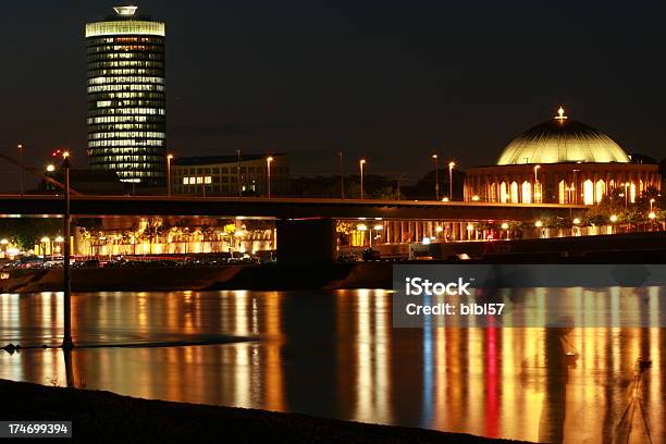 Photo libre de droit de Nuit Sur Le Rhin banque d'images et plus d'images libres de droit de Allemagne - Allemagne, Bizarre, Capitales internationales