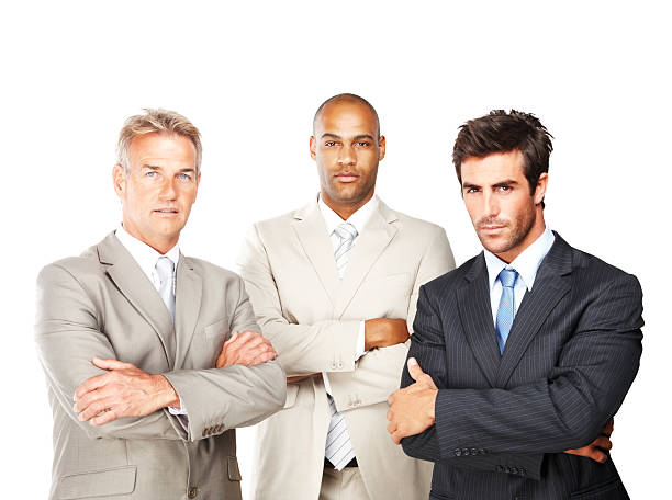 istock Confident business colleagues standing together 174699498