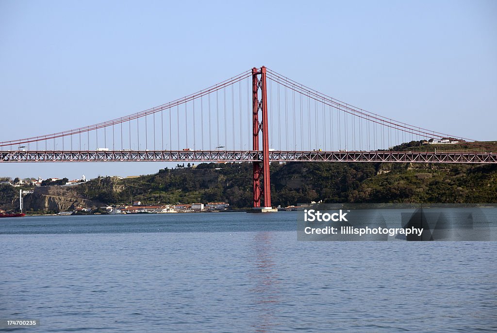 25. April-Hängebrücke in Lissabon - Lizenzfrei Auto Stock-Foto