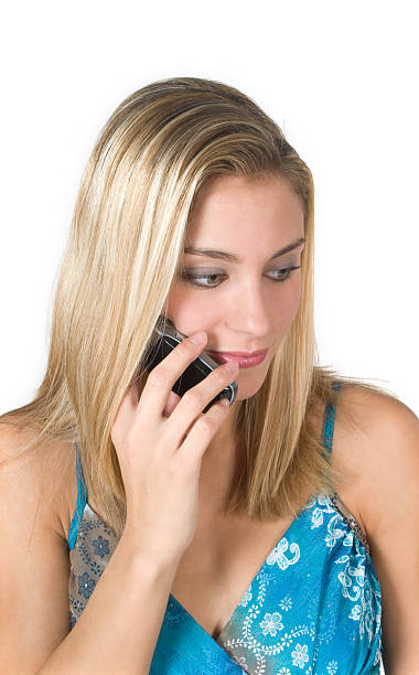 woman on mobile phone woman on a cell phone ... jacraa2007 stock pictures, royalty-free photos & images