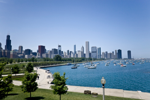 Buckingham fountain in Chicago