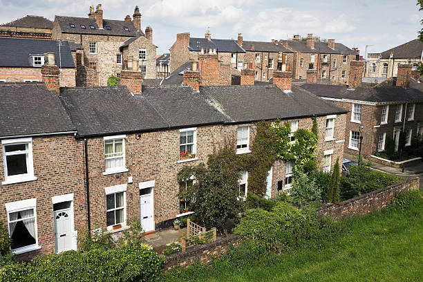 istock Vintage Town Houses in York 174700983