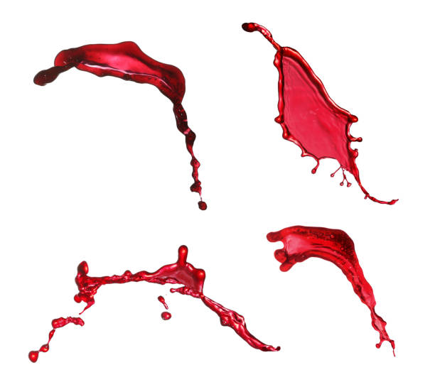 istock Splashes of tasty fresh juice isolated on white, collage design 1747012849