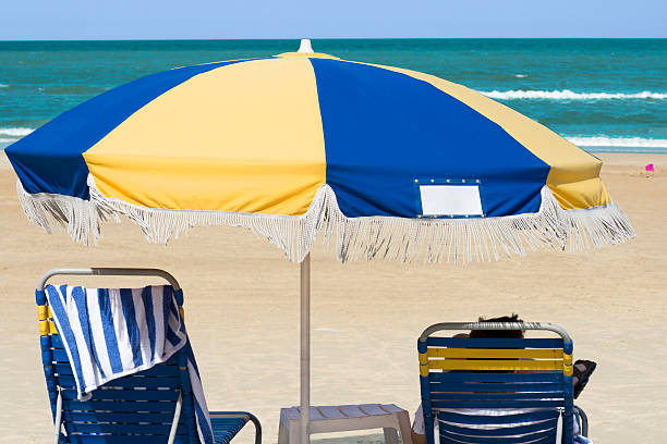 istock Umbrella and Chairs at the Beach 174701305