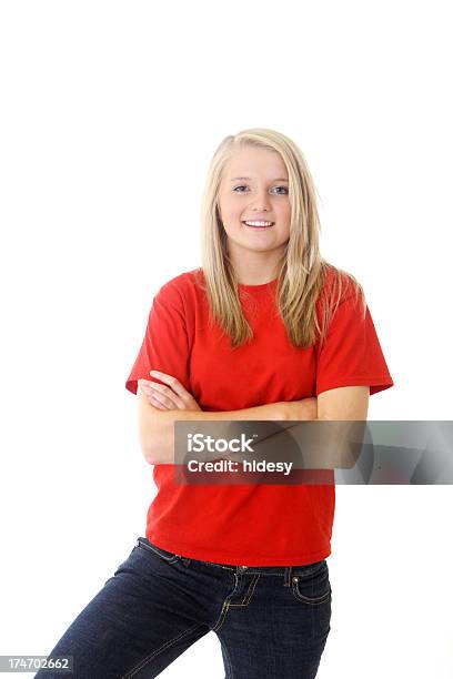 Fiducioso Giovane Donna - Fotografie stock e altre immagini di Adolescente - Adolescente, Adulto, Allegro