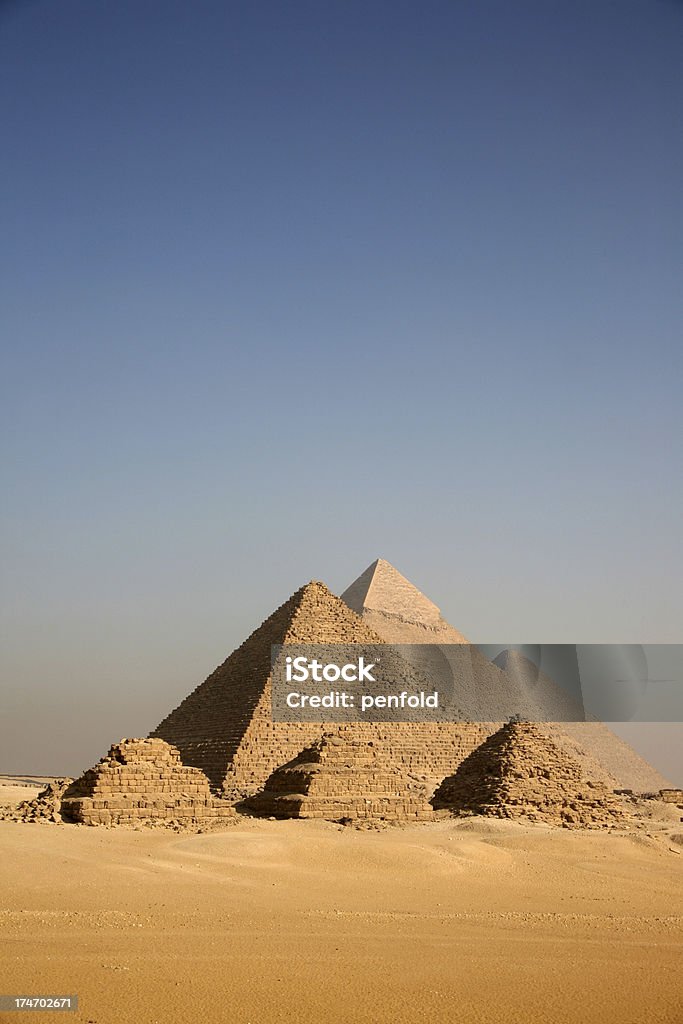 Pirâmides de Gizé - Royalty-free Egito Foto de stock