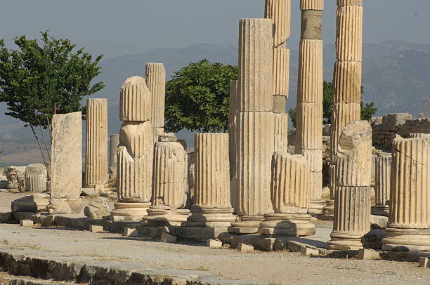 Ancient Colums stock photo