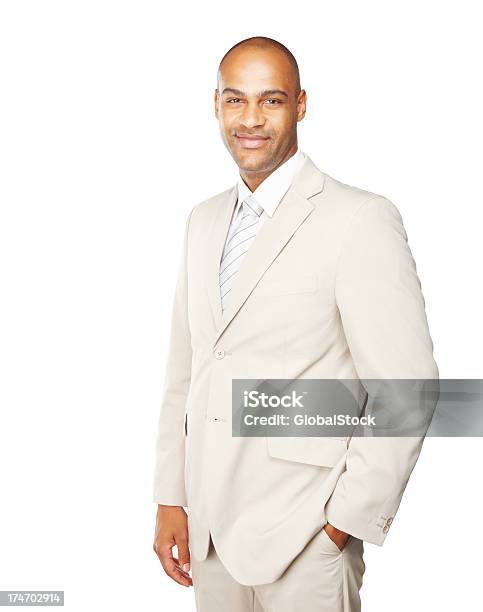 Foto de Closeup De Um Empresário Jovem Feliz e mais fotos de stock de Homens - Homens, Origem Africana, Afro-americano