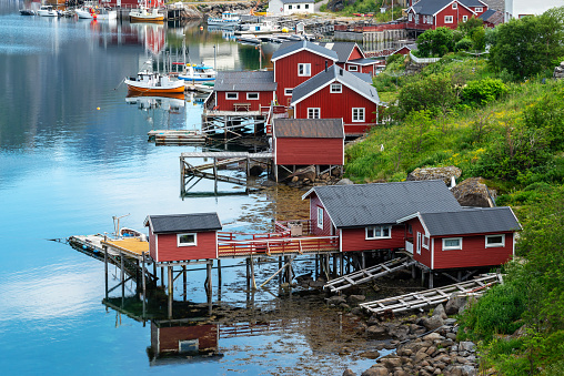 The Norwegian fishing hut or rorbu is a traditional type of seasonal house used by fishermen, now mostly rented by tourists.