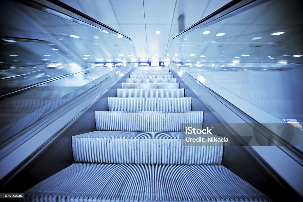 Rolltreppe in motion - Lizenzfrei Abschied Stock-Foto