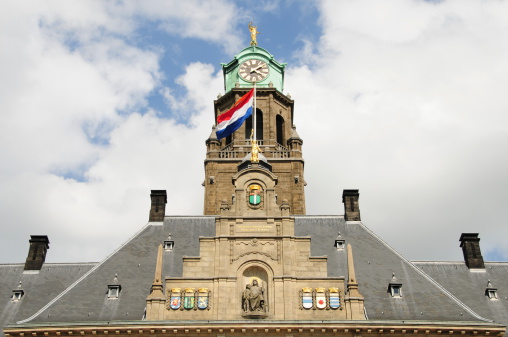 The City Hall (Stadhuis) was built in 1914 and is still currently in use by Rotterdam City Council