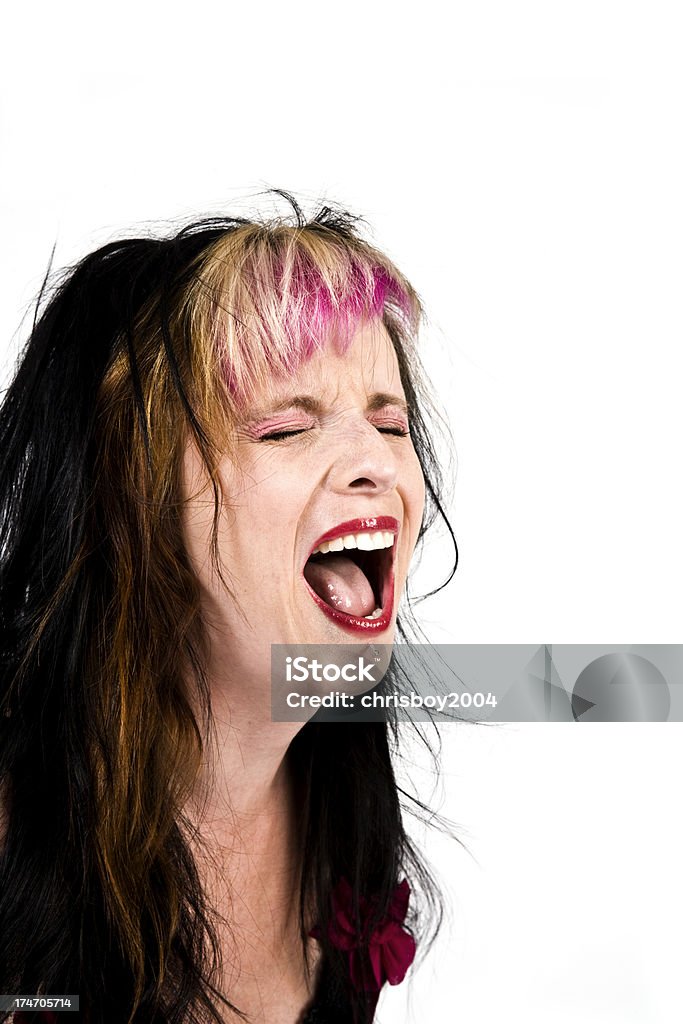 Screaming woman screaming Adult Stock Photo