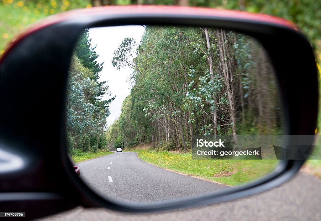Walddrive Auto Spiegelt Sich In Den Seitenspiegel Stockfoto und mehr Bilder  von Menschen - iStock