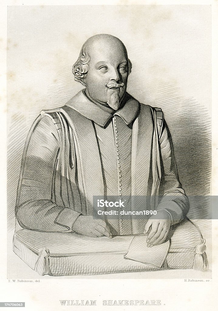 William Shakespeare - Illustrazione stock royalty-free di William Shakespeare