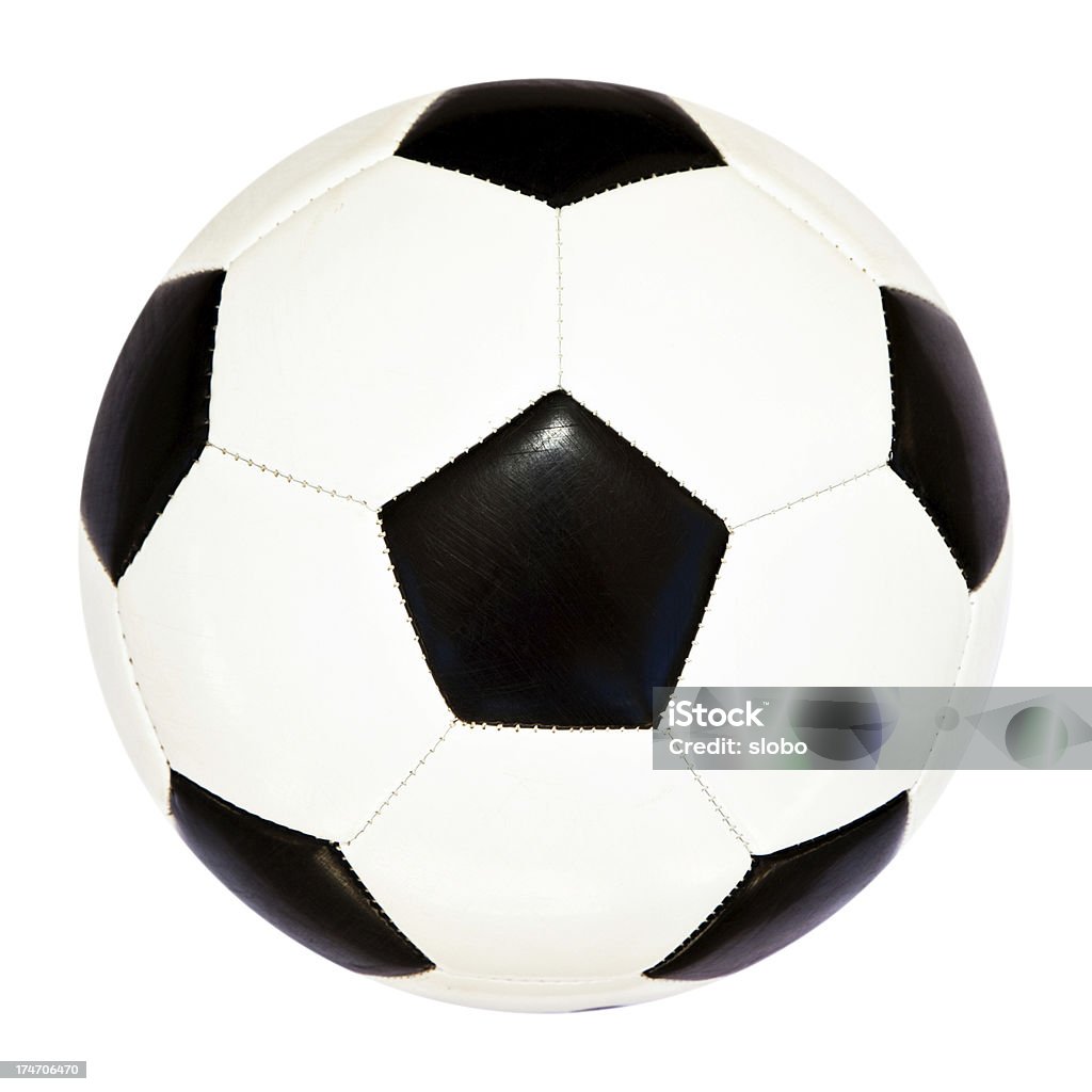 Bola de futebol isolado - Royalty-free Atividade Recreativa Foto de stock