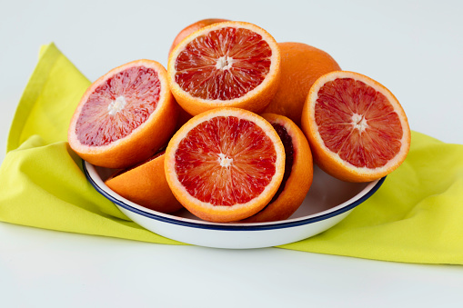 bowl of fresh mandarins, also looks like oranges