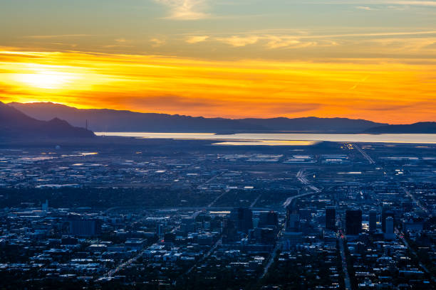 istock Sunset over Salt Lake Valley 1747102045