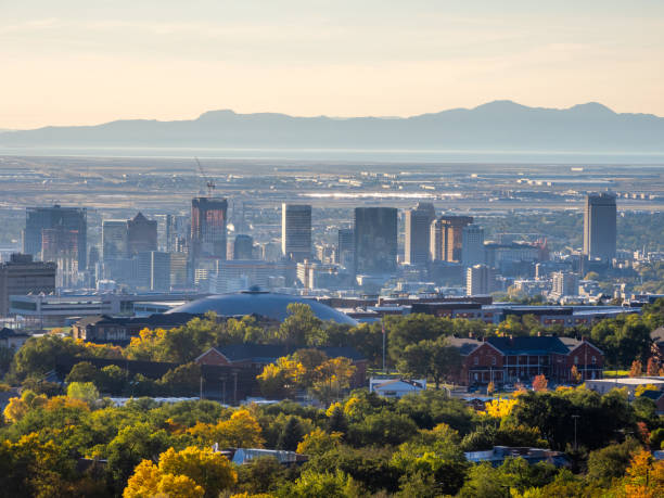 istock Sunset over Salt Lake Valley 1747102625