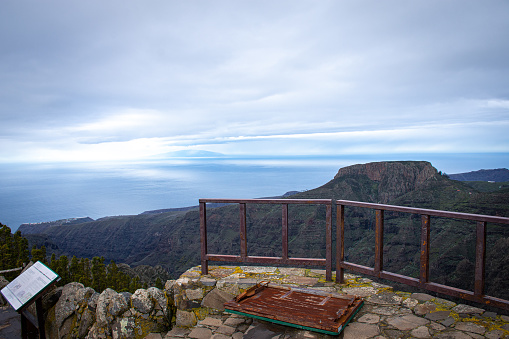 View of the Caldera de Taburiente in La Palma, Canary Islands, Spain