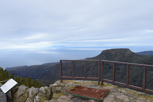 View from the top of the Caldera de Taburiente, La Palma, Canary Islands, Spain