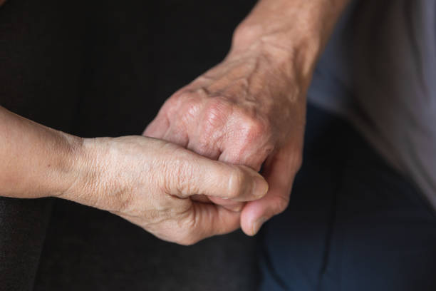 istock Senoir couple hugging and dancing together 1747207821