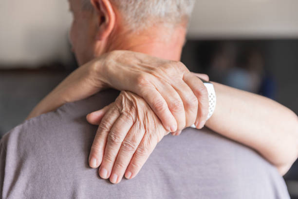 istock Senoir couple hugging and dancing together 1747207851