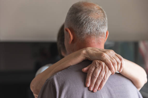 istock Senoir couple hugging and dancing together 1747207862