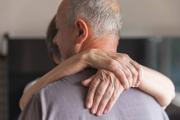 istock Senoir couple hugging and dancing together 1747208377