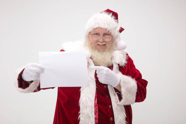 istock Santa Holding a Sign 1747265696